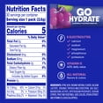 thumbnail image 3 of Electrolyte Hydration Drink Mix with Vitamin D, Non GMO Electrolyte Powder Hydration Pack, Grape, 30 Hydration Powder Packets - GoHydrate, 3 of 8