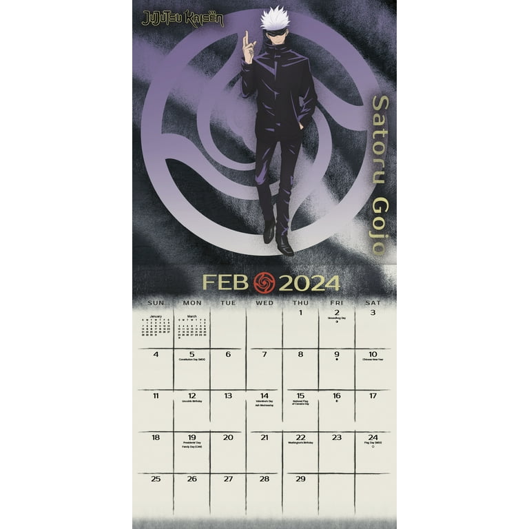 2024 Anime Girl Calendar 12 Month Calendar Spiral Bound 