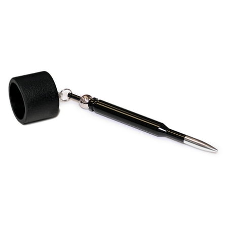 OKKO Round Bullet Pocket Chalker Billiard Pool Cue Chalk Holder Black - Fits Taom Chalk