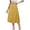 Yellow, variant on Riforla Women's Skirts Button Skirt Spring Summer Style Korean Japanese Elastic Waist Mid Length Casual A-Line Midi Skirts for Women Yellow One Size