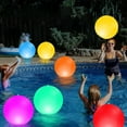 thumbnail image 4 of Pool Decoration LED Light 16 Colors Luminous Beach Ball, Glow in The Dark Beach Balls for Pool with Remote Control, Pool Beach Decorations for Adult Kid, IP68 Waterproof, 4 of 9
