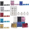 thumbnail image 4 of 24Pcs Christmas Ball Shatterproof Christmas Tree Decoration Ball Christmas Ball Ornaments Holiday Wedding Party Decoration Ball 1.6", 4 of 6