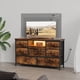 thumbnail image 5 of Jojoka 8 - cajón LED cómoda mesa de TV con power outlet para 55 - pulgada tvs. de anchura almacenamiento chest dormitorio, sala de estar, o entrada. wood - top consola mesa con 22 light modes, 5 of 7
