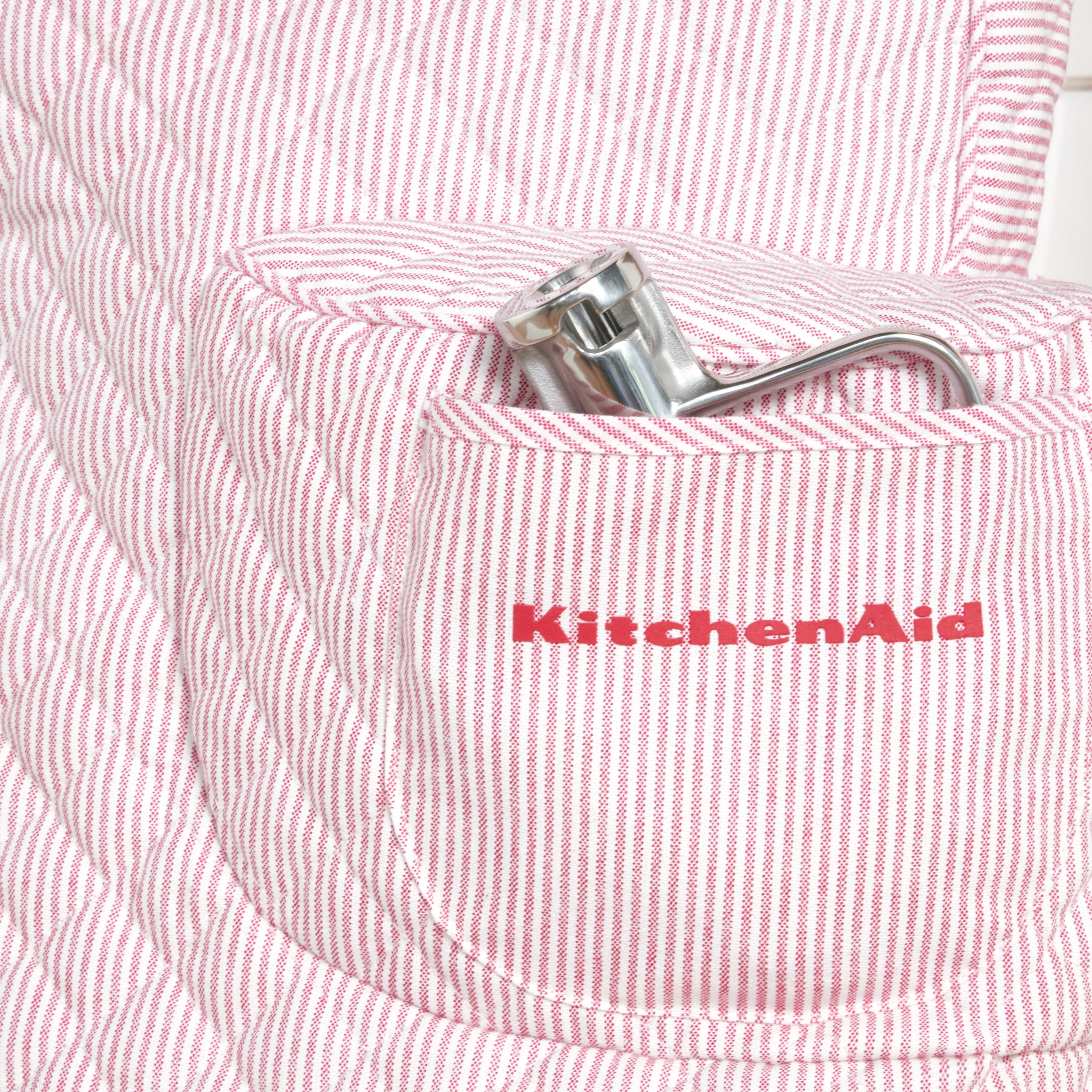 KitchenAid Standmixer-Abdeckung – Gesteppt, 100% Baumwolle, Hibiskusrosa, Mit Aufbewahrungstasche