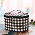 thumbnail image 1 of Hello Kittys-Bolsa de maquillaje portátil de viaje, estuches de cosméticos impermeables de Pu con lazo de gato Kt de Anime, bolsas de almacenamiento de lavado de gran capacidad LIUWENJING unisex, 1 of 2