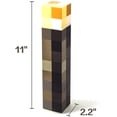 thumbnail image 2 of Linterna Reoyedea Pixels Brownstone, 28 cm, recargable por USB, 2 of 8