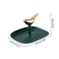 thumbnail image 5 of BYNNIX Spoon Rests and Pot Lid Holder Plastic Material with Drip Pad Anti-slip Heat Resistant BPA-Free Spoon Holders Bird Shape, 5 of 19