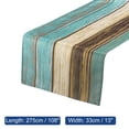 thumbnail image 2 of Mesa Camino 108" x 13", Retro Algod?n Lino Mesa Camino, Verde y Gris Unique Bargains caminos de mesa, 2 of 6
