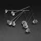 thumbnail image 5 of Aguja de posicionamiento de diamante de color en caja de plástico de 100 piezas Aguja de perla Bufanda de ramo Aguja fija Alfiler de vestido de novia, 5 of 5
