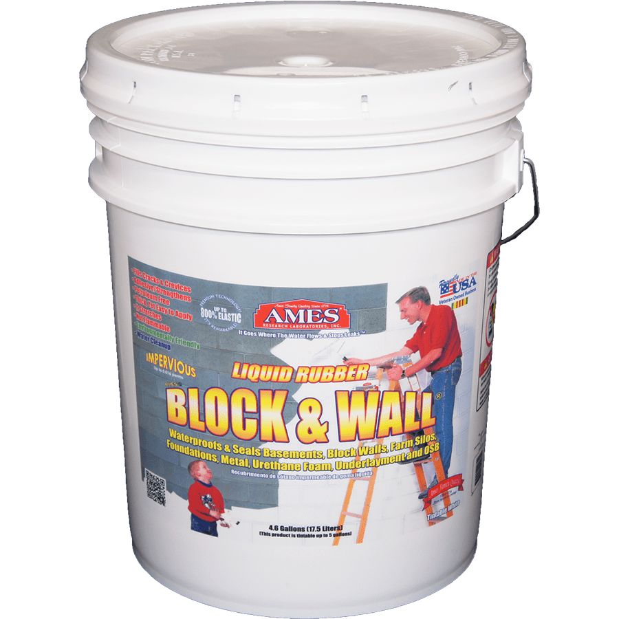 Ames Block & Wall Liquid Rubber Coating 5 Gallon