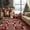 DT1204-BLD, variant on KUETH Christmas Runner Rugs 2x3 Machine Washable Non Slip Red Rugs for Kitchen,doorways and Hallway Decor