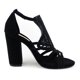 thumbnail image 3 of Calzado Dama Mujer Zapatilla Formal Tipo Gamuza Negro Comodo rosa 24 Clasben 024DI1, 3 of 4