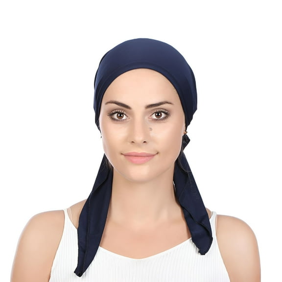 TELOLY Chemo Hat Woman'S Stretchy Beanie Bandana Turban Cap Head Wrap Headscarf for Cancer,Alopecia Hair Loss