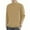 Khaki, variant on Wutalume Men's Solid Color High Neck Fitted Long Sleeve T-Shirt, Fleece-Lined Warm Base Layer Top, Cold Weather Thermal Wear for Men,Black L
