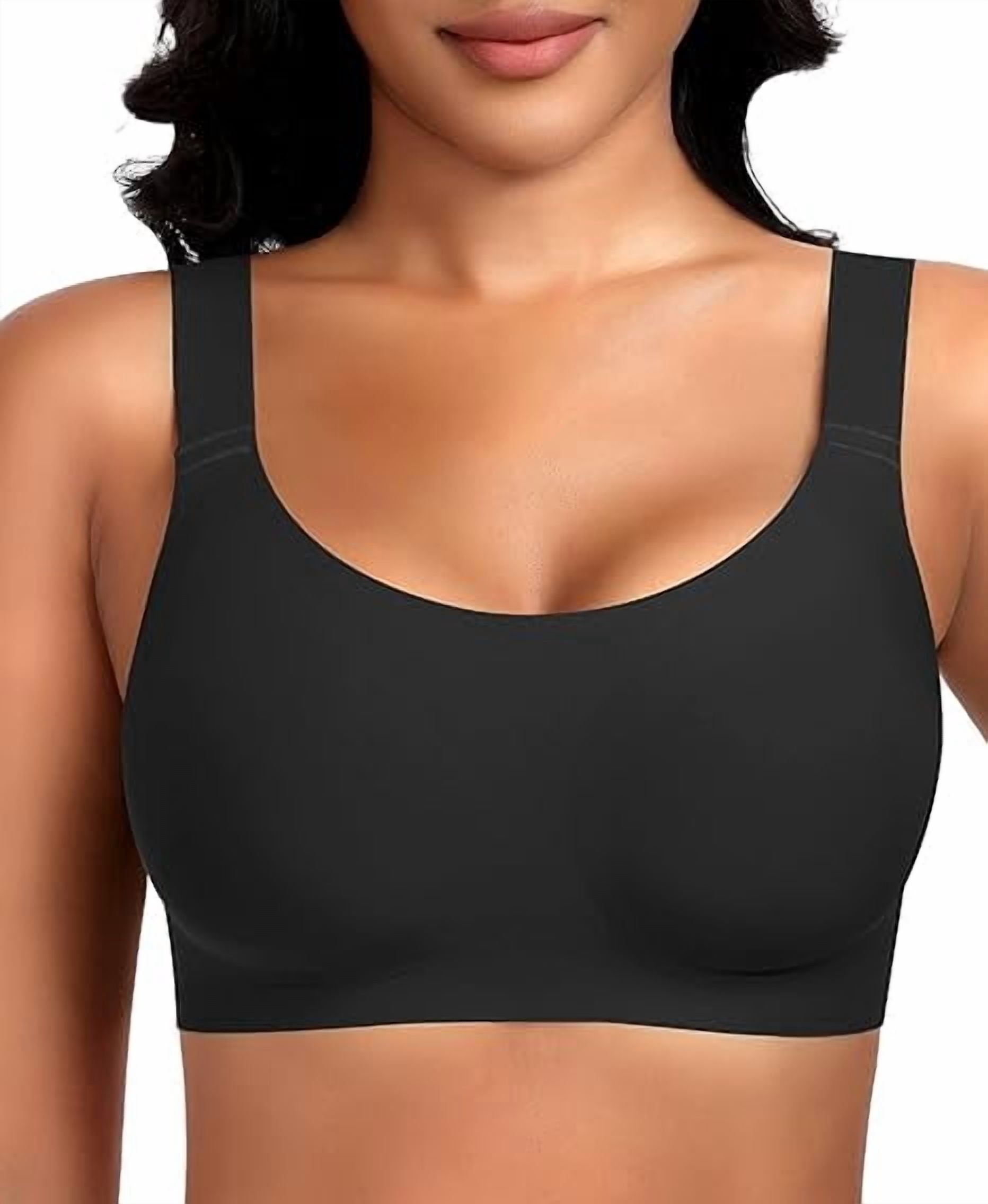 Werena Wireless Bras for Women No Underwire Seamless Full Coverage Comfortable Everyday Bra with Medium Support