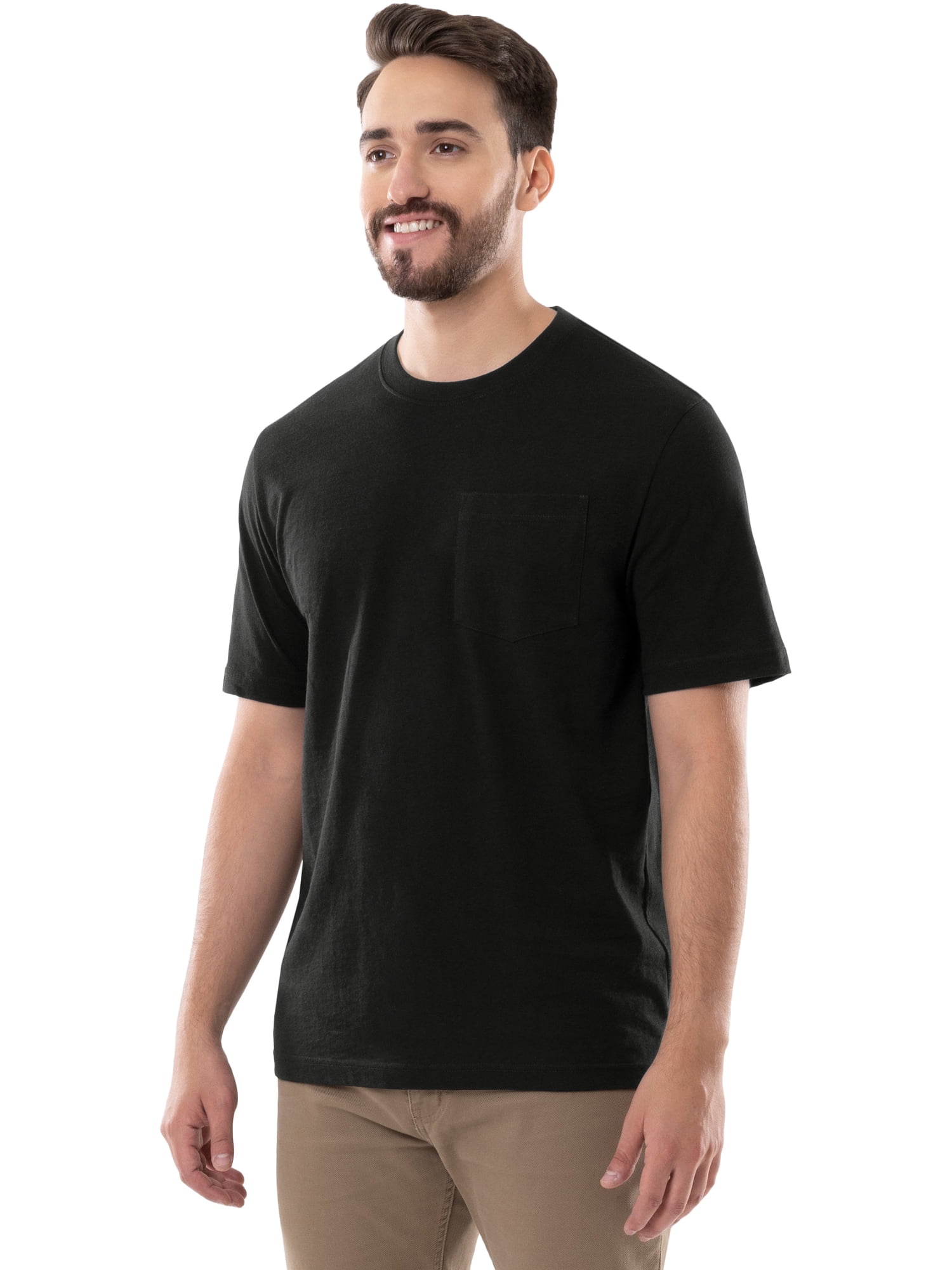 Brahma Men's Short Sleeve Workwear T-Shirt, Size S-4XLT (Men's, Big Men's, and Tall)