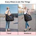 thumbnail image 5 of Math Equations Algebra Blue Pattern Travel Tote Bags for Women Carry On,Large Weekender Bags for Women Travel,Multi Functional Duffle Bag for Work,Shopping,Sports, 5 of 5