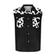 thumbnail image 5 of Camiseta sin mangas con cuello vuelto para hombre, estilo informal, con estampado del Día de la Independencia, cuello vuelto, sin mangas, bolsillos, deportiva, de poliéster, 5 of 5