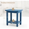 thumbnail image 4 of Dycanpo HDPS Shower Bench Seat, Bath Spa Foot Stool for Inside Shower Waterproof, Navy Blue, 4 of 8