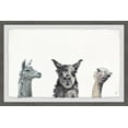 thumbnail image 2 of Cheeky Trio Framed Painting Print, 2 of 6
