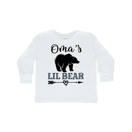 

Inktastic Oma Lil Bear Cub Grandson Gift Toddler Boy Girl Long Sleeve T-Shirt