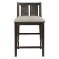 thumbnail image 3 of Lexicon Daye 3 Piece Wood Counter Height Dining Set in Dark Cherry, 3 of 12