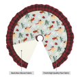 thumbnail image 2 of Sigee Ragonfly And Ladybug for Christmas Decoration Tree Skirt Christmas Plaid Tree Skirt,Christmas home decor Holiday Tree Skirt Fits TChristmas Tree-30", 2 of 6