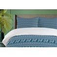 thumbnail image 4 of Ambesonne Ethnic Duvet Cover Sets, Alpaca Llama South American, 2-King, Dark Teal Pastel Purple, 4 of 6