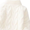 thumbnail image 3 of StSilkitty Boys Girls Sweater Solid Color Long Sleeve Mock Neck Pullover Tops Fall Winter Loose Casual Warm Sweaters, 3 of 5