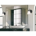 thumbnail image 5 of Westinghouse Lighting  Harwell One-Light Matte Black Indoor Wall Fixture, 5 of 5