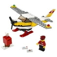 thumbnail image 3 of LEGO City Mail Plane 60250 Building Set for Kids (74 Pieces), 3 of 7