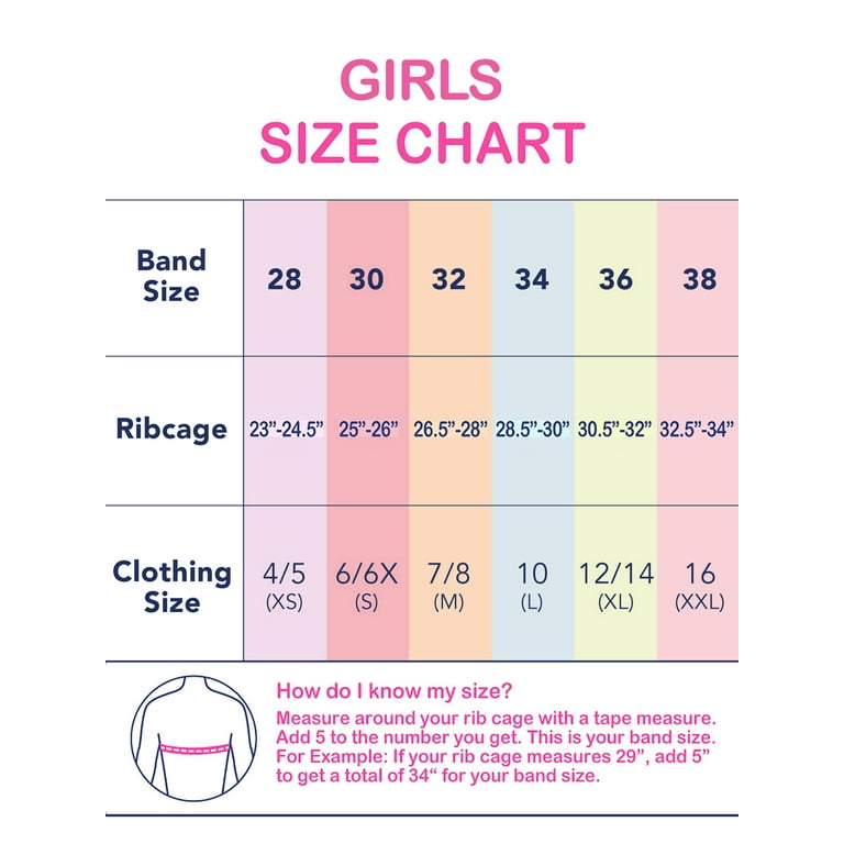 Wonder Nation Girls Bra, 2 Pack Soft Lightly Lined Bras (Little Girls & Big  Girls) – Walmart Inventory Checker – BrickSeek
