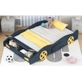 thumbnail image 4 of Race Car-Shaped Platform Bed with Wheels and Storage, 4 of 5