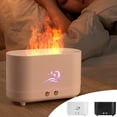 thumbnail image 1 of Xihbxyly Difusor de Aceite de Llama, Led de 7 Colores Cambiantes, Apagado Automático Sin Agua, Aromaterapia Silenciosa, Temporizador, Ideal para Relajarse En Casa o En El Dormitorio, Alimentación Por, 1 of 7