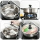 thumbnail image 3 of Tenedor de la olla caliente del hogar de 1 UNID con tapa transparente y asas de accesorios de cocina, 3 of 5