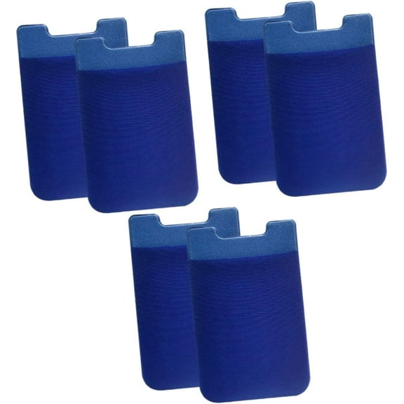 6 pcs Smartphone Self Sticker Pockets Phone Adhesive Holders Case Cell Sleeves Wallet Credit Wallets for Cards Sleeve Back Id Holder Pouches Stick-on Card Pocket Tablet Pouch