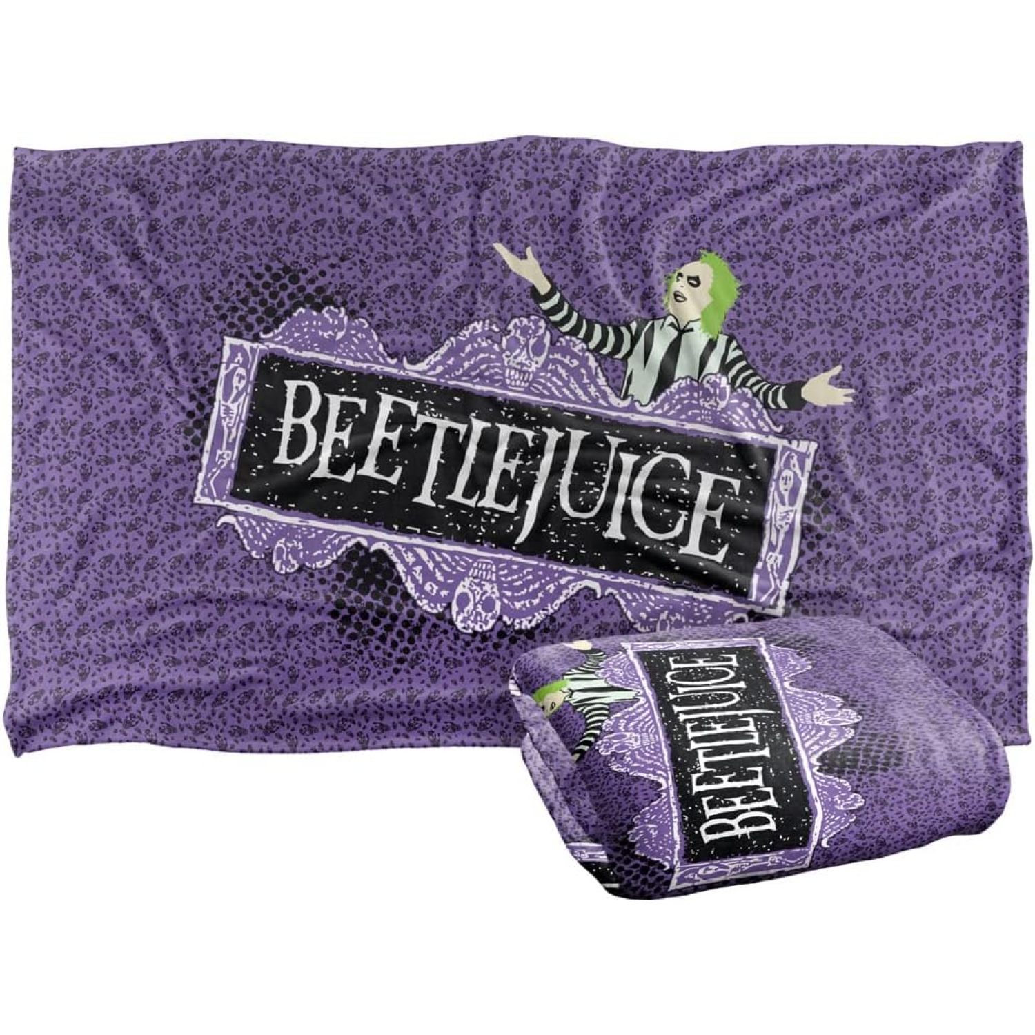 Beetlejuice Silky Touch Super Soft Throw Blanket 36" x 58",