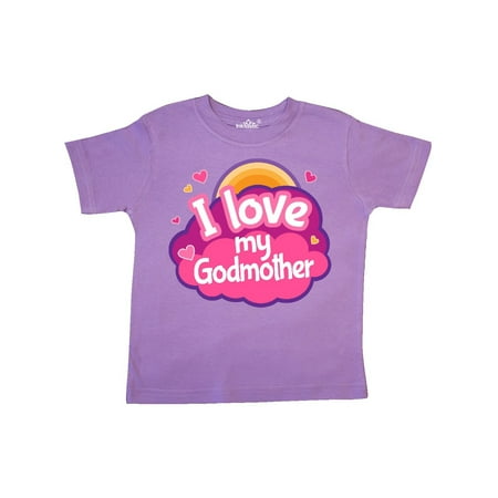 Godchild Gift - I Love My Godmother Gift For Godchild Toddler T-Shirt