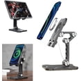 thumbnail image 2 of PYYNA-Adjustable Foldable Stand for MagSafe Charger, Desktop Holder Compatible with for iPhone 16 15 14 13 12 Series Cell Phone Wireless Charging Base Pad Mount Accessories, 2 of 4