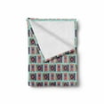 thumbnail image 2 of Hip Hop Soft Flannel Fleece Blanket, Night Club Dj Equipments as Turntables Mixer and Speakers Pattern in Pastel Colors, Cozy Plush for Indoor and Outdoor Use, 60" x 80", Multicolor, by Ambesonne, 2 of 6