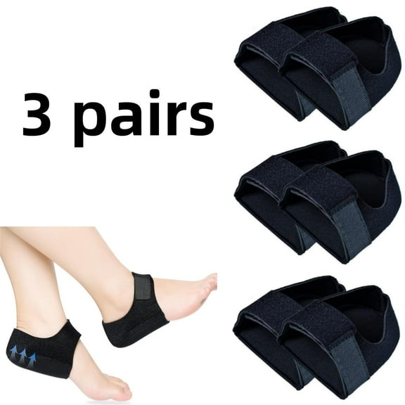 3 pairs of Gel Heel Cups Ankle Protectors Heel Inserts Pads for Achilles Tendinitis Dry Cracked Heel Support Cushion Adjustable Gel Heel Cups for Heel Pain Relief with Soft Cushioning