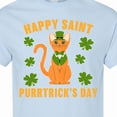thumbnail image 4 of Inktastic St. Patrick's Day Happy Saint Purrtrick's Day T-Shirt, 4 of 5