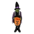thumbnail image 6 of TOOPTY Animated Halloween Candy Bowl with Motion Activation, Screaming Witch Holder with Light Up Red Eyes and Creepy Sound, 6 of 6