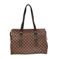 thumbnail image 1 of Pre-Owned Louis Vuitton Damier Chelsea N51119 Women's Shoulder Bag Brown,Ebene, 1 of 20