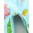 thumbnail image 7 of HILEELANG little Girls(2-7Y) Christmas Blue Sweatshirt - Kids Cute XmasTree Pullover Holiday Long Sleeve Tops 6T, 7 of 7