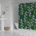 thumbnail image 3 of Coolnut Shower Curtain Set with Hooks Beautiful Flowers Decoration Polyester Waterproof Bath Curtain for Bathroom Bathtubs Decor 72 x 72 Inches, 3 of 6