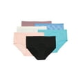 thumbnail image 6 of Joyspun Women's Seamless Brief Panties, 6-Pack, Sizes XS-XXXL, 6 of 6