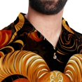thumbnail image 5 of Aries Constellation Men's Short Sleeve Button Down Hawaiian Beach Printed Casual Shirts, 5 of 6