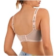 thumbnail image 3 of Seamless Bra For Women, Solid Color Wire-Free Design with Adjustable Letter Straps, Lifting Soft Support for Everyday Wear, 3 of 5