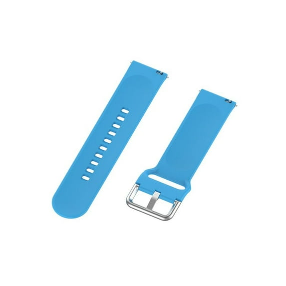 Colorful Adjustable Replacement Bracelets Accessories Silicone Strap Watch Band Quick Release Wristband Sport Strap BLUE SKY